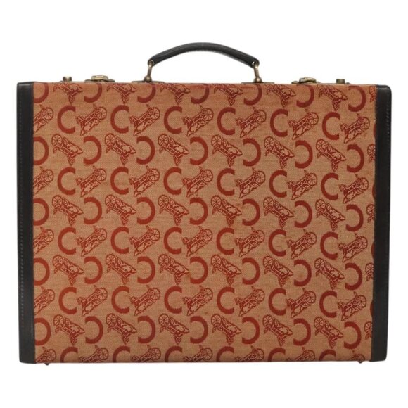 CELINE C Sulky Trunk Case Trunk Canvas Beige Gold - Picture 3 of 14